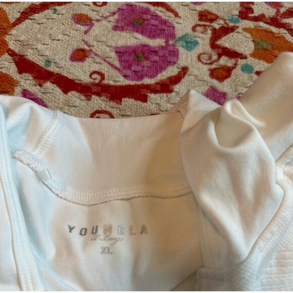 Young LA white mens zip up - Picture 2 of 5